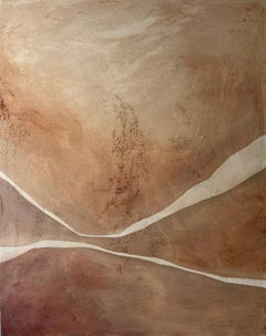 ABSTRACT Earth Terracotta Tones Lines Forms Artwork Artist Alicia Gimeno 2025