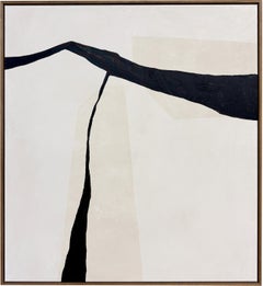 Peinture abstraite de l'artiste espagnole Alicia Gimeno Black