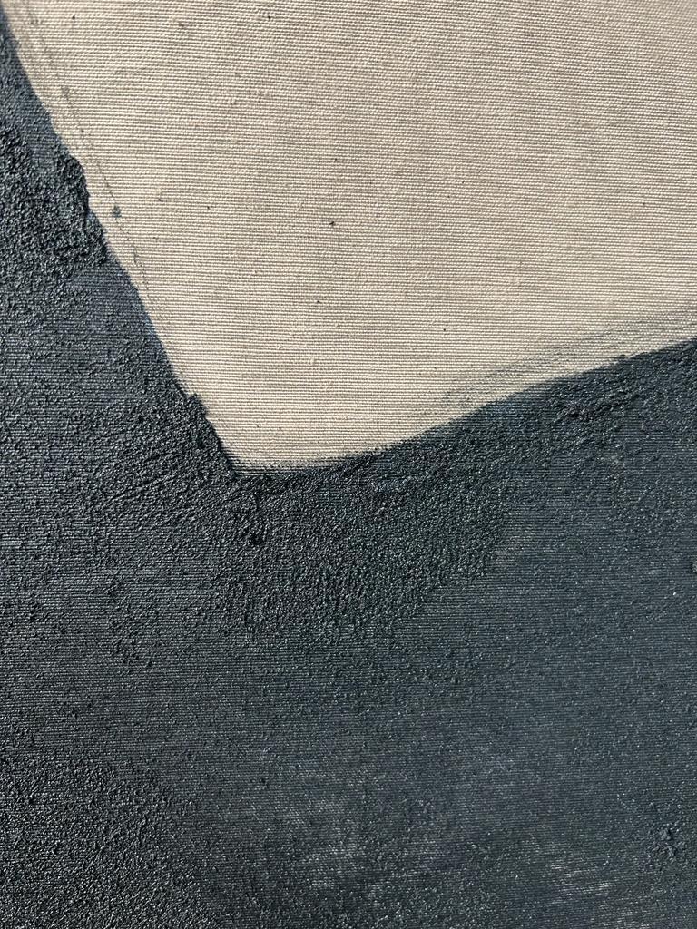 ABSTRACT Pittura con texture nera Artista spagnola Alicia Gimeno 2023 1