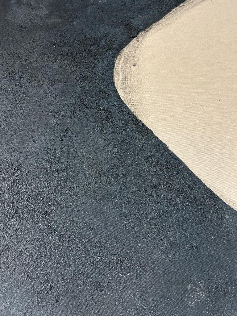 ABSTRACT Pittura con texture nera Artista spagnola Alicia Gimeno 2023 4