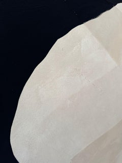 ABSTRACT Gemälde Gestische Linien Dunkle Erde Spanische Künstlerin Alicia Gimeno, NEU