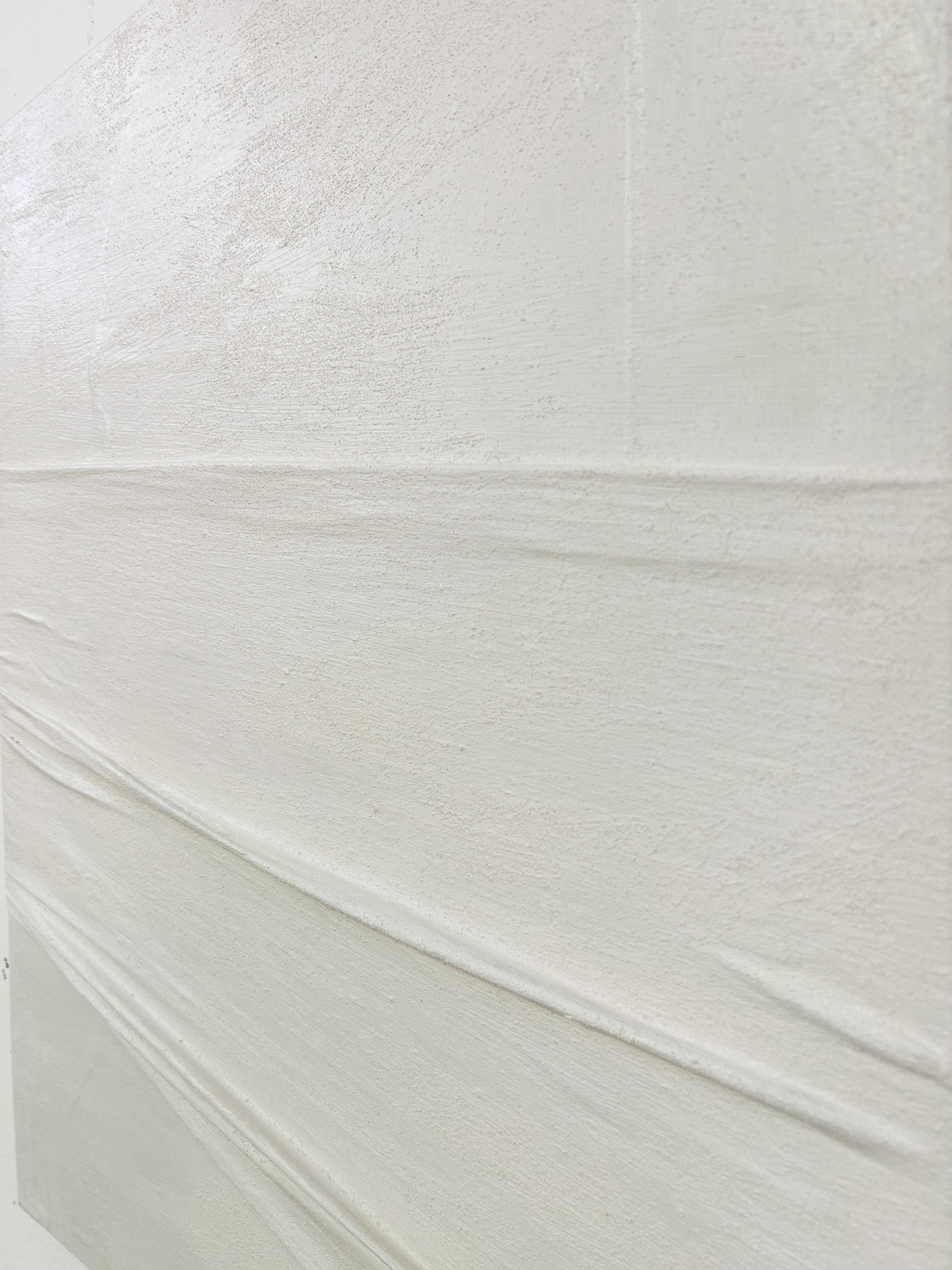ABSTRACT Texture White Artwork Contemporary Spanish Artist Alicia Gimeno en vente 3