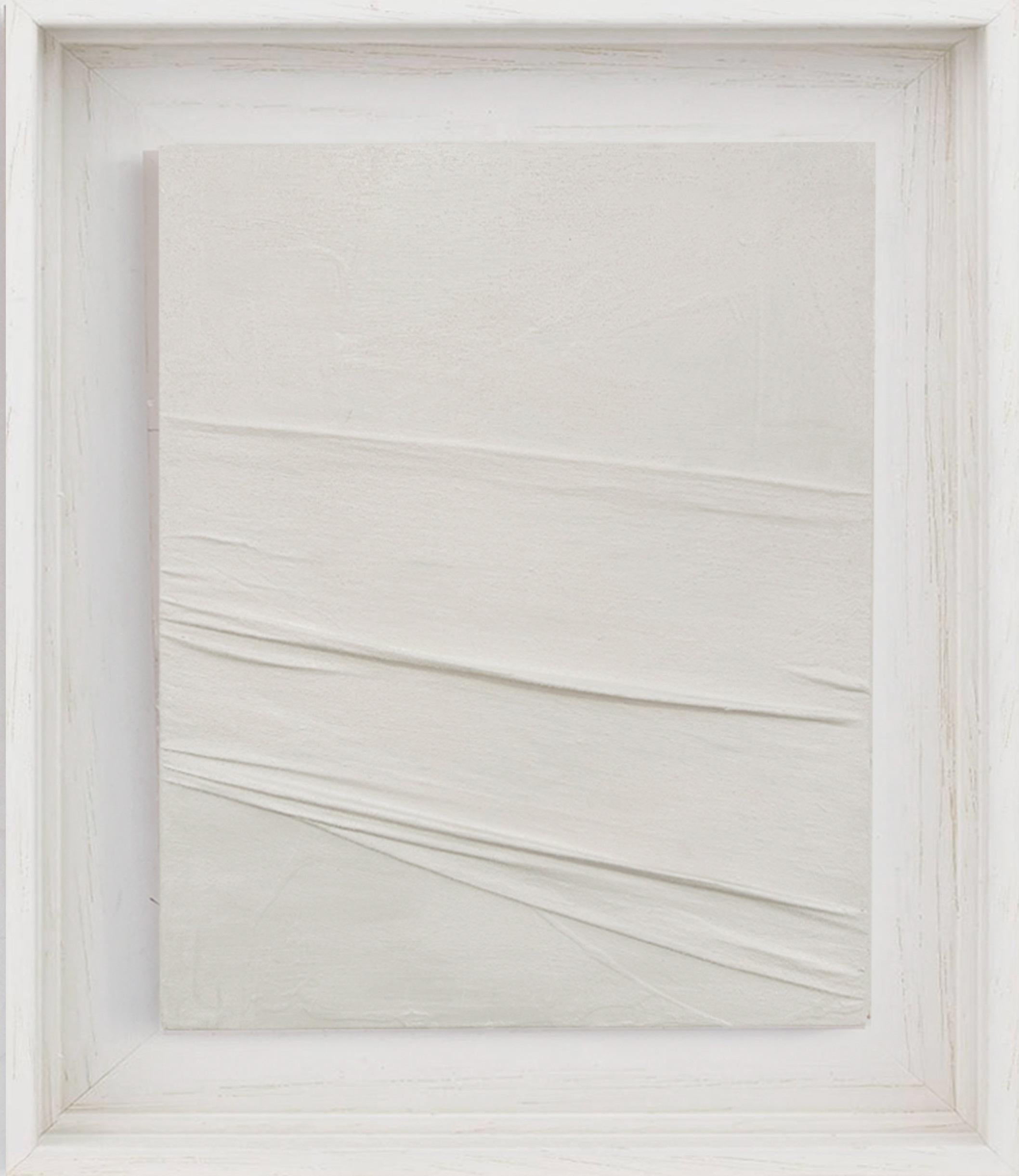 ABSTRACT Texture White Artwork Contemporary Spanish Artist Alicia Gimeno en vente 1