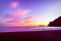 Sunset from Vik Beach, Photograph, Archival Ink Jet