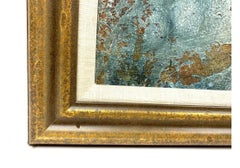 Alicia Quaini (Arg. B. 1977) Pallet Oil On Canvas Floral Still Life