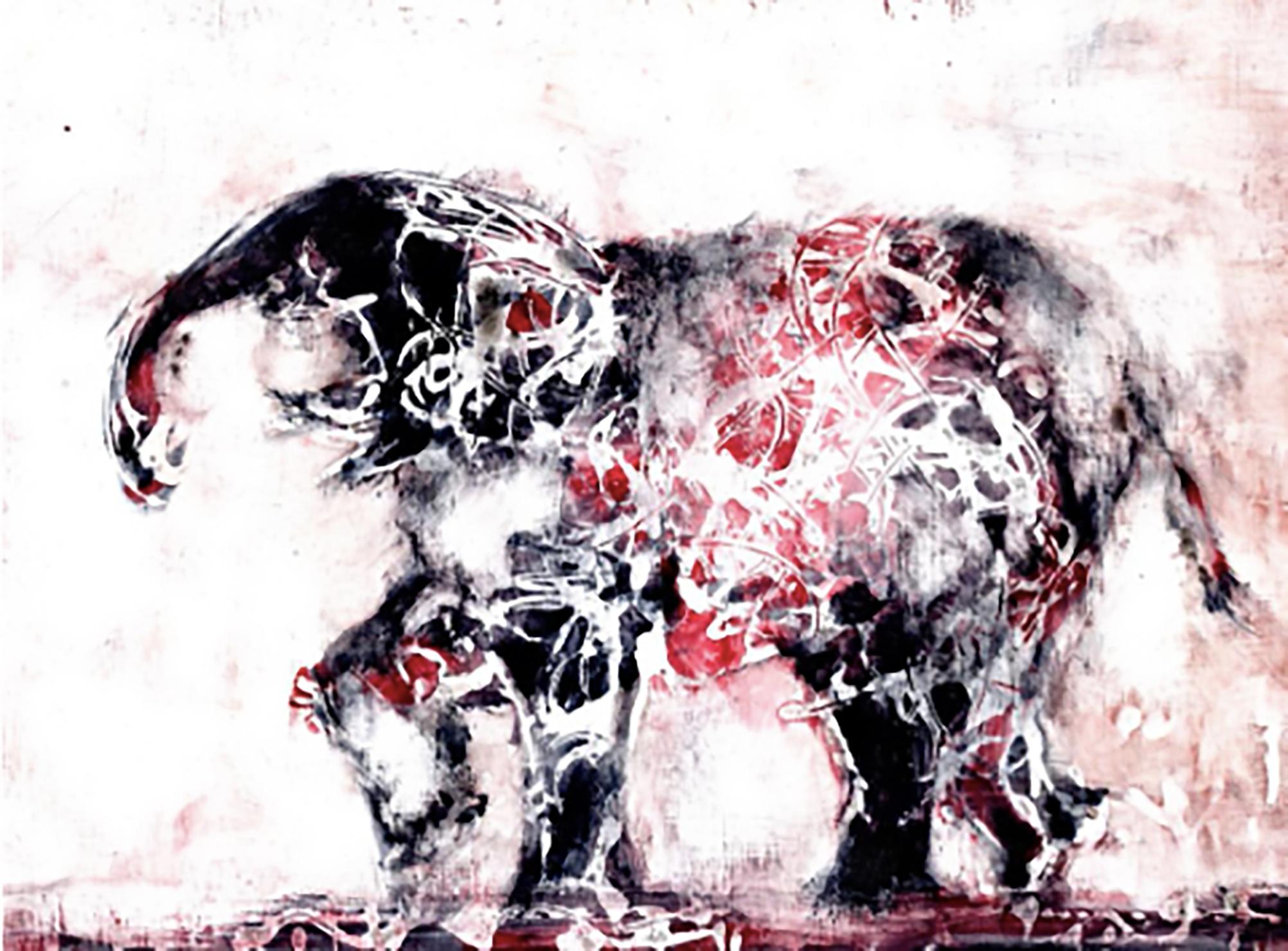 Alicia Rothman Animal Painting - Bindu