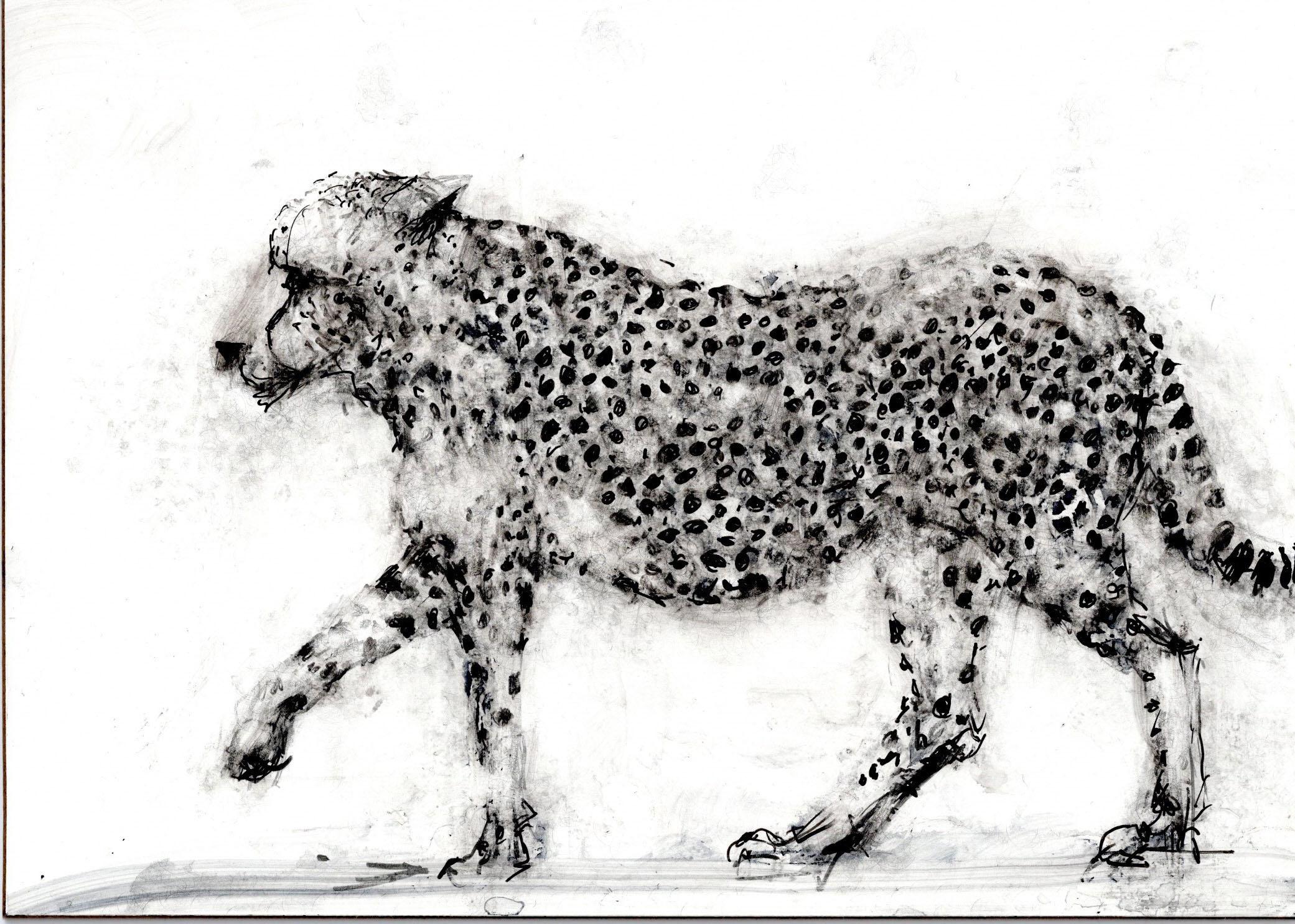 Alicia Rothman Animal Painting - Cheetah