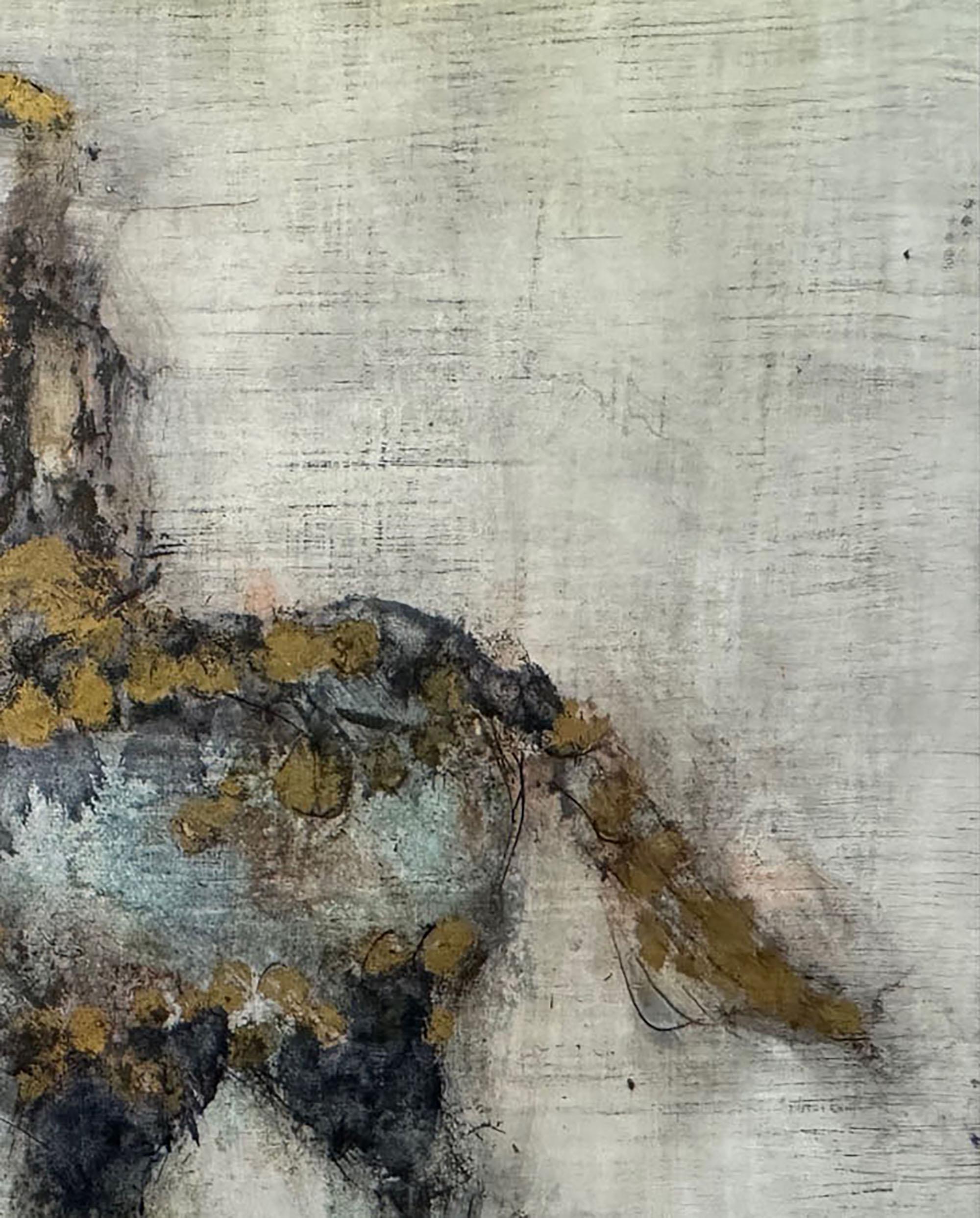 Cheval d'Or - Painting by Alicia Rothman