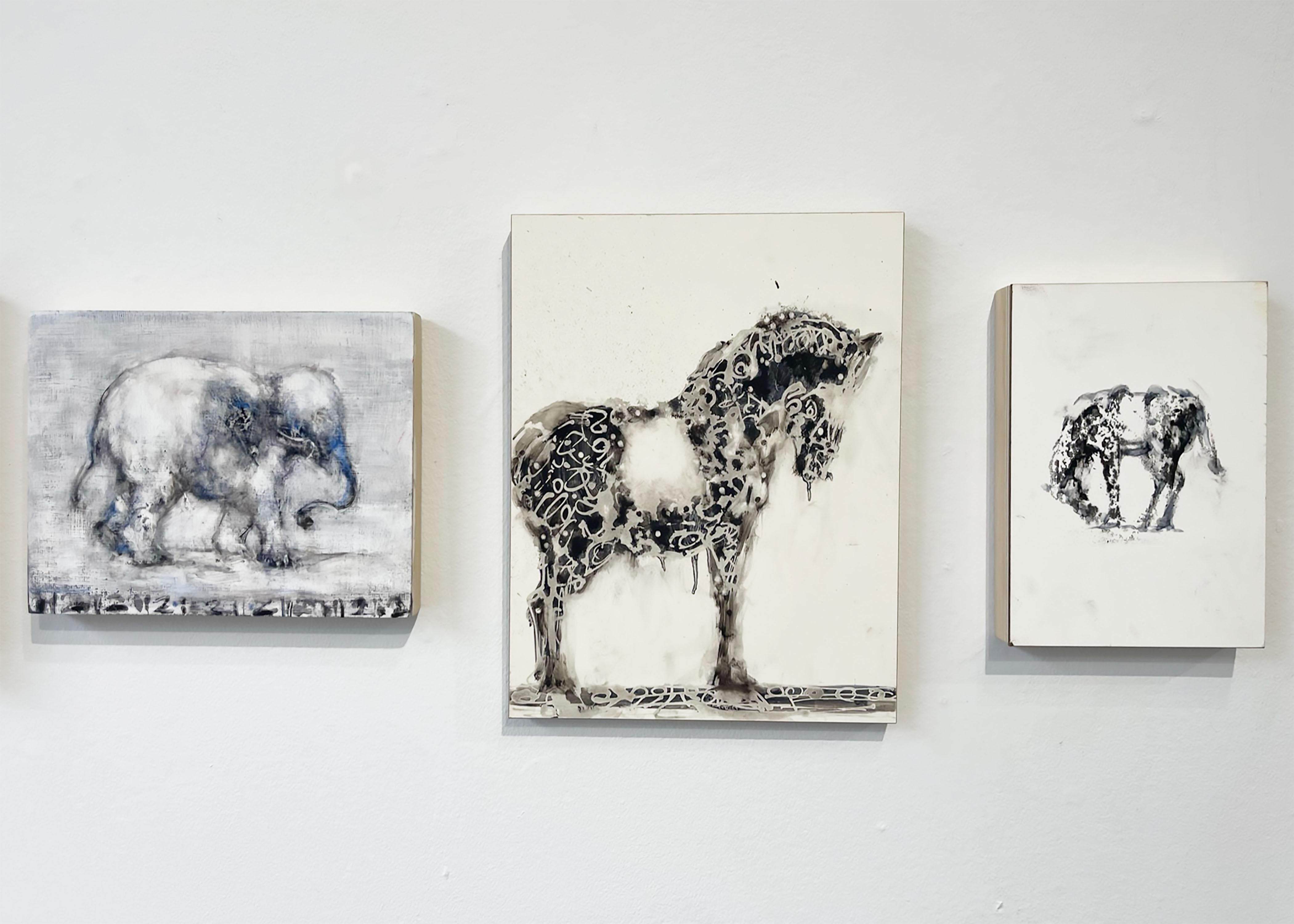 Gafe - Animal Painting Gris de Alicia Rothman