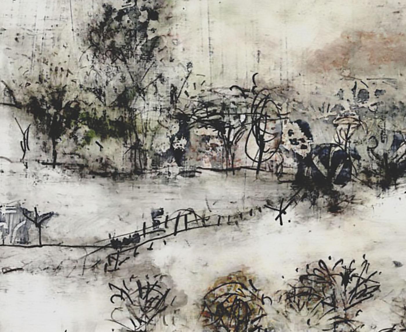 Septiembre Deshabitado - Painting Contemporáneo de Alicia Rothman