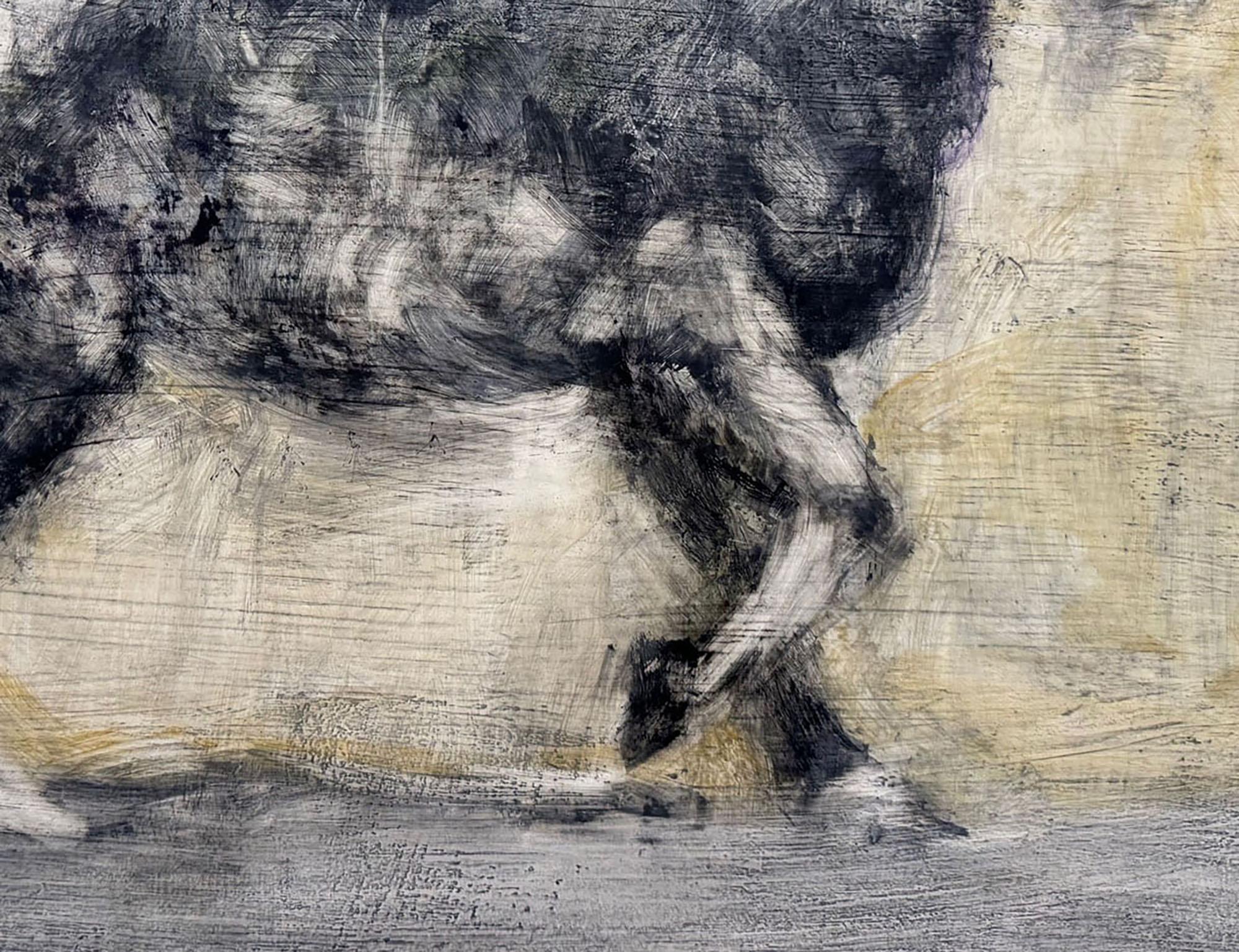 Toro de verano - Painting Contemporáneo de Alicia Rothman