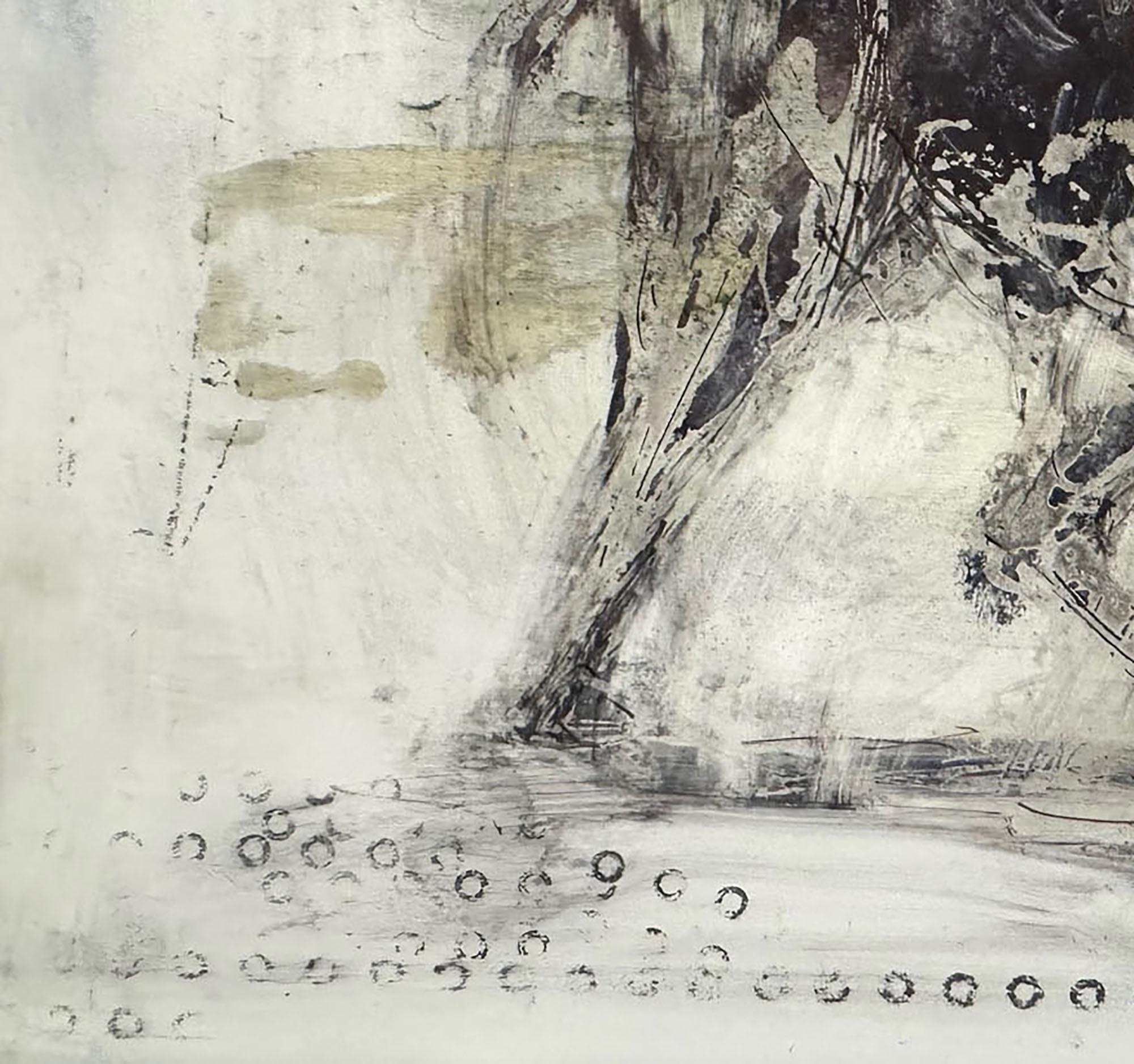 Perro que gira - Animal Painting Oro de Alicia Rothman