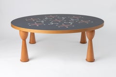 "Alicudi" Round Coffee Table by Ettore Sottsass for Zanotta, 1992