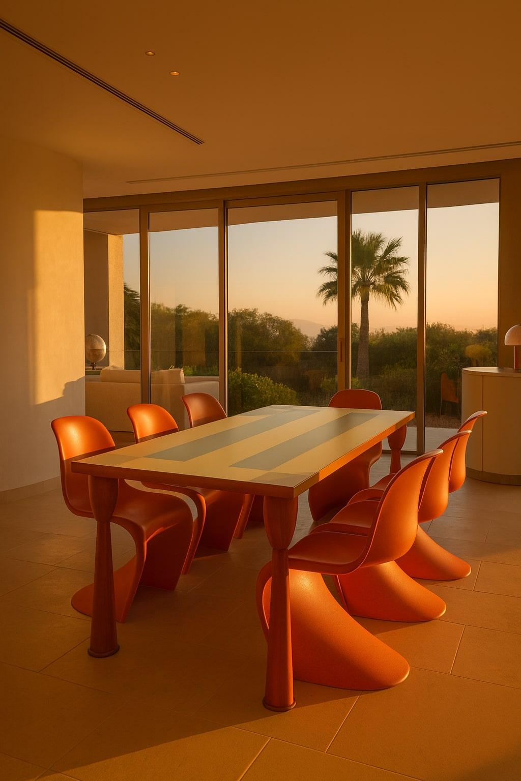 Designed by Ettore Sottsass and produced by Zanotta in the early 1990s, the Alicudi table represents one of the most refined expressions of the master’s exploration of color, form, and symbolism within the domestic sphere.
Created after the period