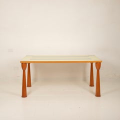 Ettore Sottsass Post Modern Laminate Alicudi Dining Table for Zanotta Italy 1990