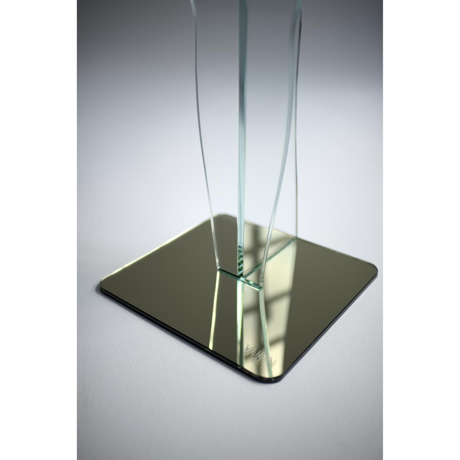 Italian Alida Gold Mirror Valet Stand by VUUN ITALIA For Sale