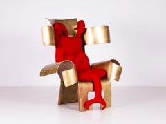 Poltrona Alidor in resina di Roberto Matta