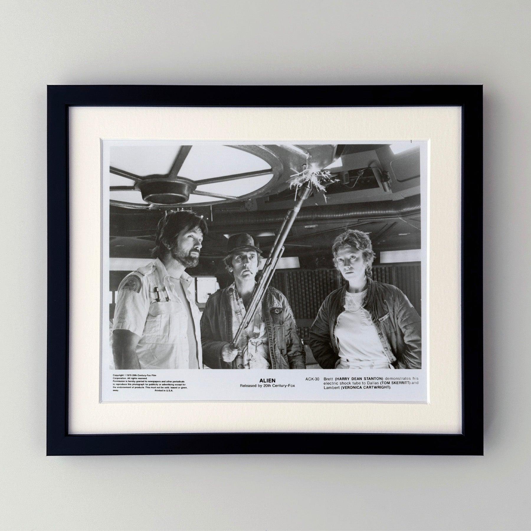 Original 8x10 inches Press Publicity Still for Alien (1979) starring Sigourney Weaver, Tom Skerritt and John Hurt and directed by Ridley Scott.

Publicity (film/production) stills were created to help studios promote their new films. The stills were