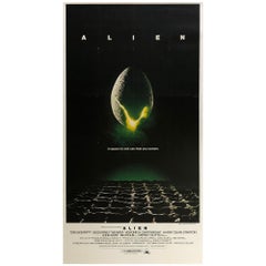 Vintage Alien 1979 US 3 Sheet Film Movie Poster