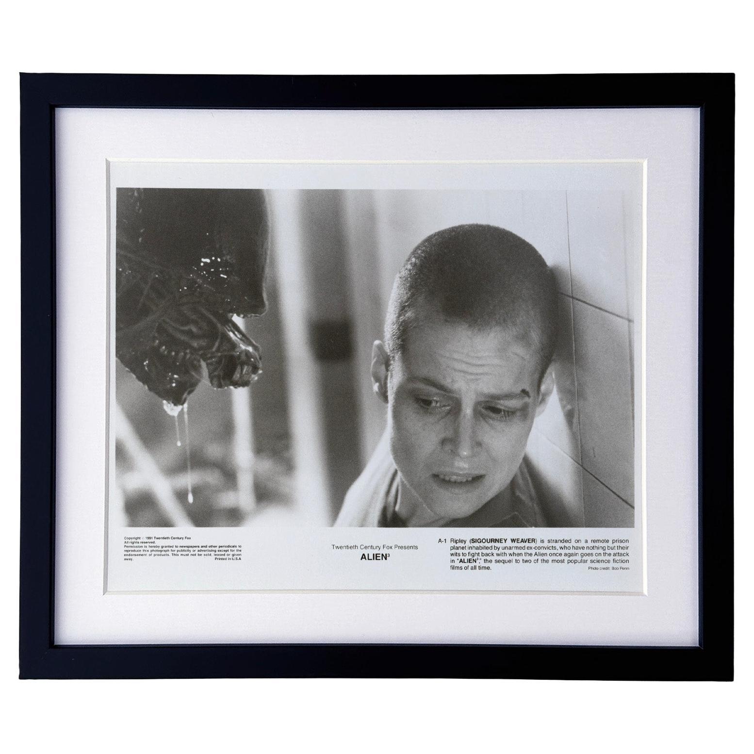Alien 3 (1992) Presse-Werbebild - gerahmt
