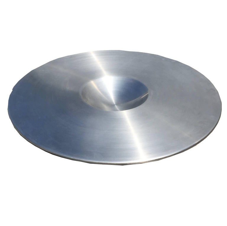 Alien Brushed Metal Coffee Table By Yasuhiro O For Cattelan Mid Century Modern Alien Brushed Metal Coffee Table By Yasuhiro O For Cattelan