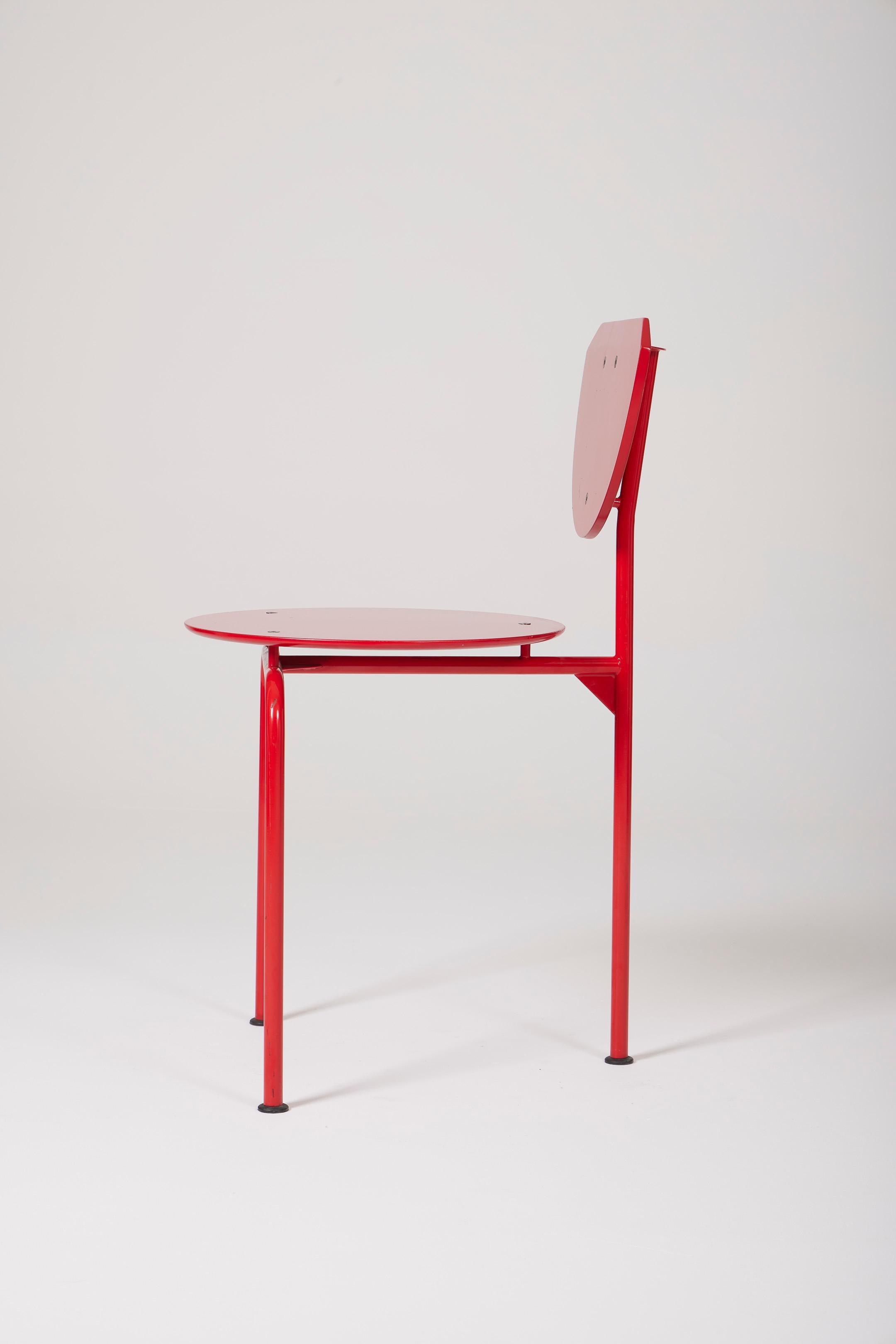 Metal Alien chair Carlo Forcolini