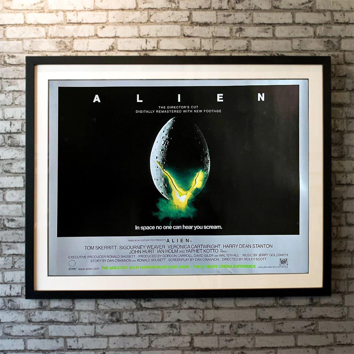 Alien - Director's Cut, Unframed Poster, 2003R

Original British Quad (30 X 40 Inches). The crew of a commercial spacecraft encounter a deadly life-form after investigating an unknown transmission.

Year: 2003R
Nationality: United