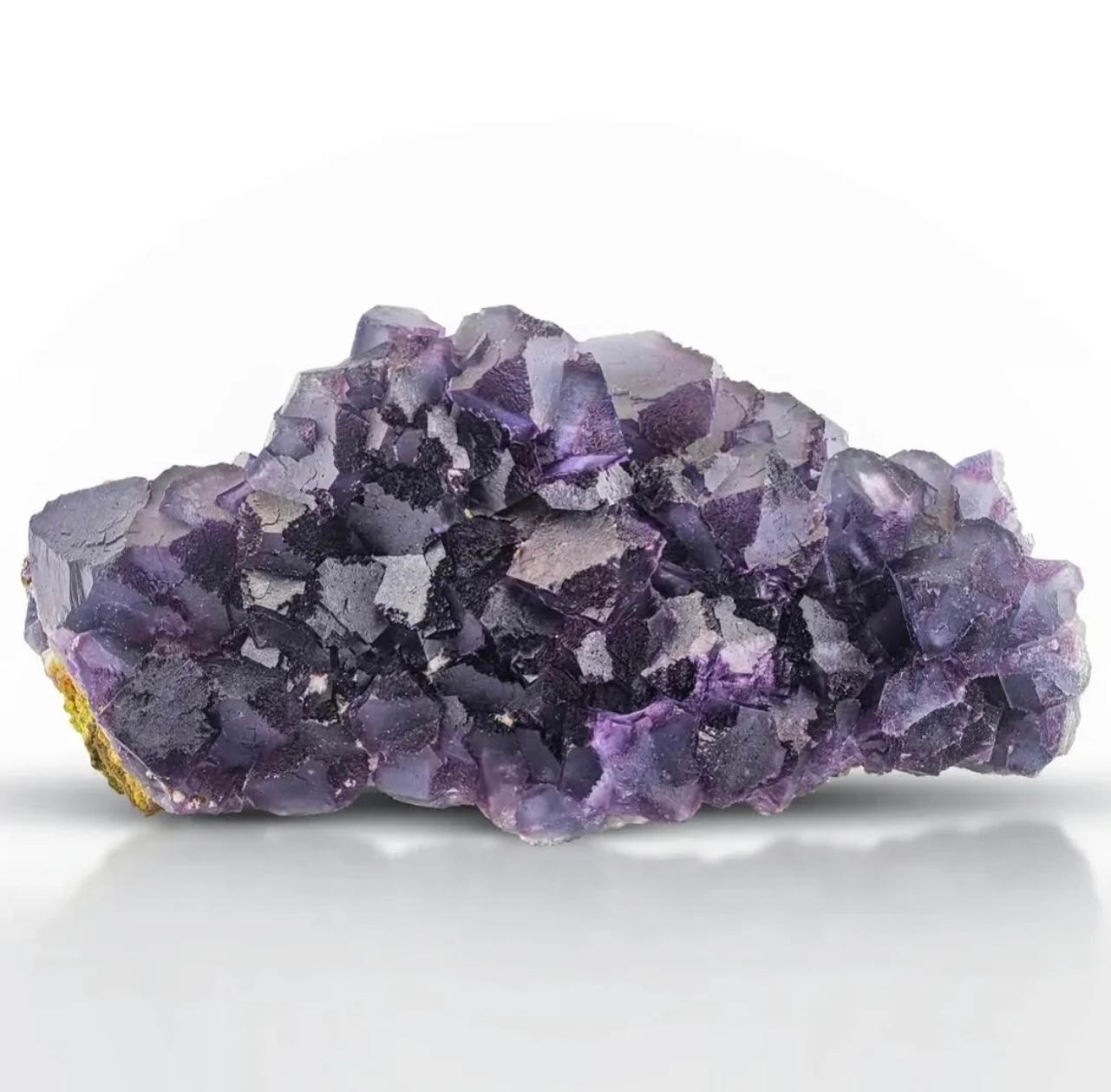 Other Alien Eye Purple Fluorite Crystal Cluster On Matrix From Pakistan For Sale