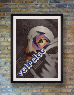 'Alien' Original Vintage Film Poster by Zdenek Ziegler, Czech, 1982