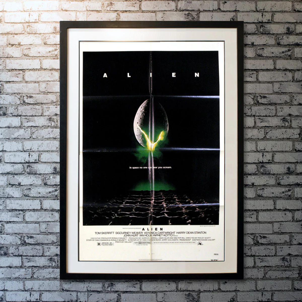 Alien, Unframed Poster, 1979

Original One Sheet (27 x 41 inches). Rare 1979 NSS version original 