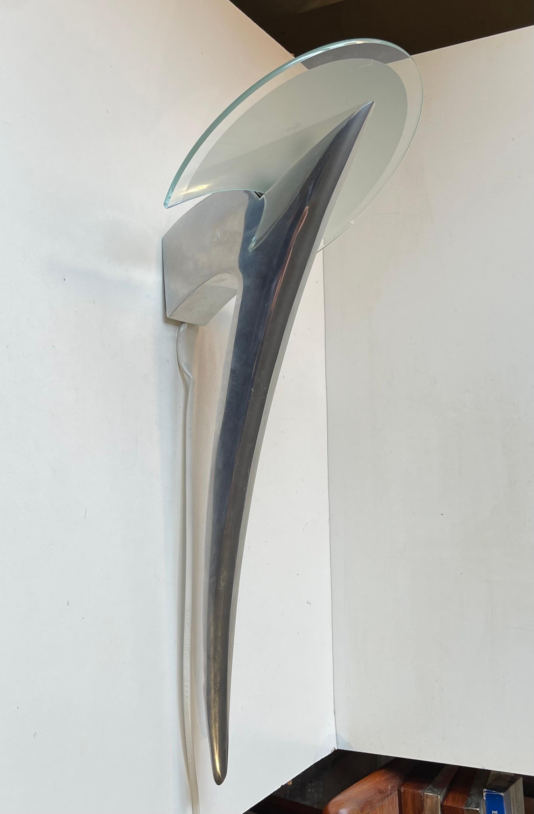 Late 20th Century Alien Wall Lamp by Joan Auge for Taller Uno, Futuristic Design For Sale