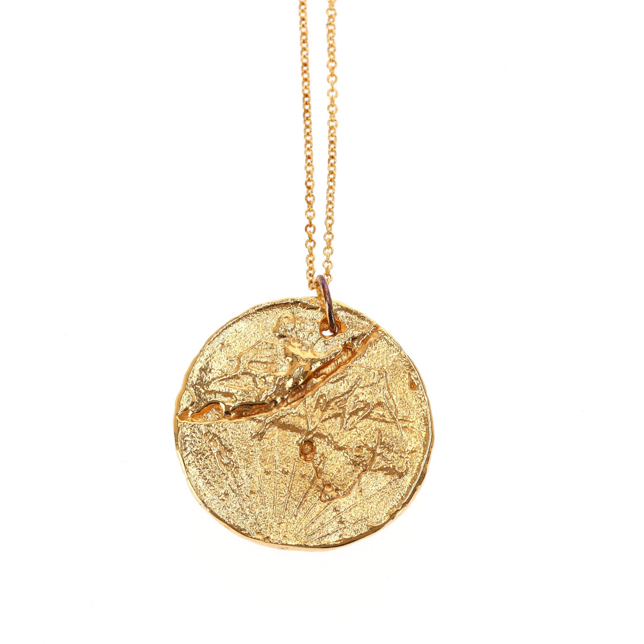 Alighieri Two Medallion Necklaces - The Winged Lion & North Star 1