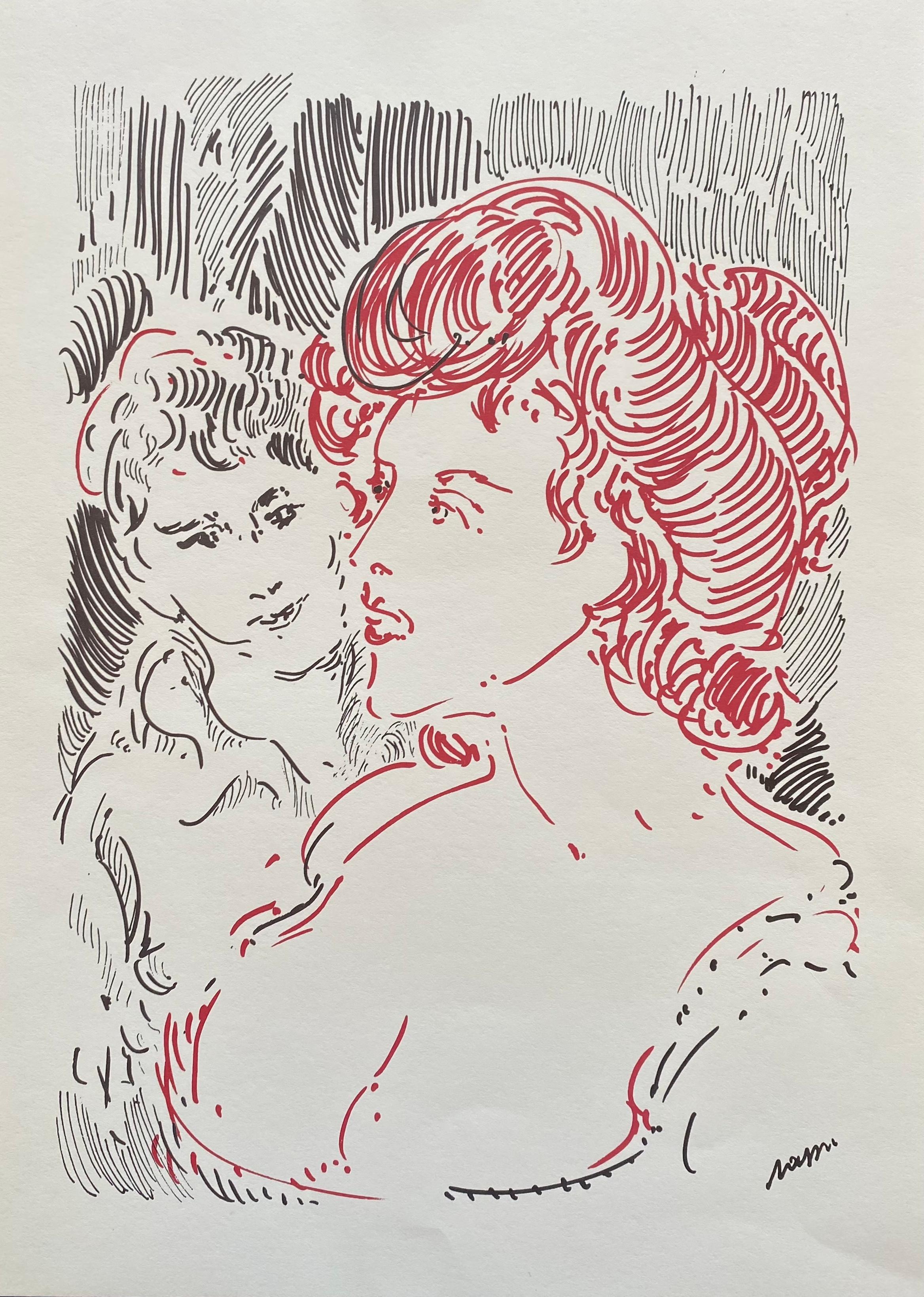 Women is an original lithograph realized by the Italian artist Aligi Sassu.

This Artwork is depicted through strong and confident strokes in a well-balanced composition.

Signed on the plate at the bottom. Edition of 200.

In excellent conditions.