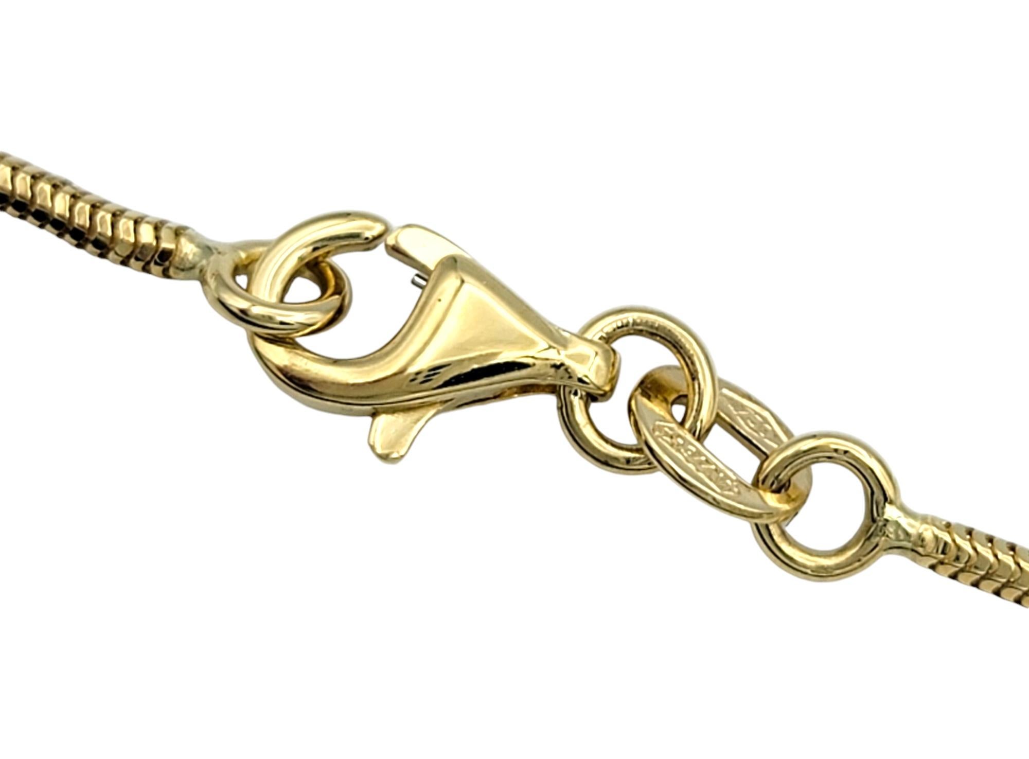 Taille ronde Aligi Sassu Collier pendentif colomba de paix en or 18 carats en vente