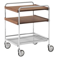 Chariot Alima NDS2 Chrome & Walnut de Note Design Studio pour &Tradition