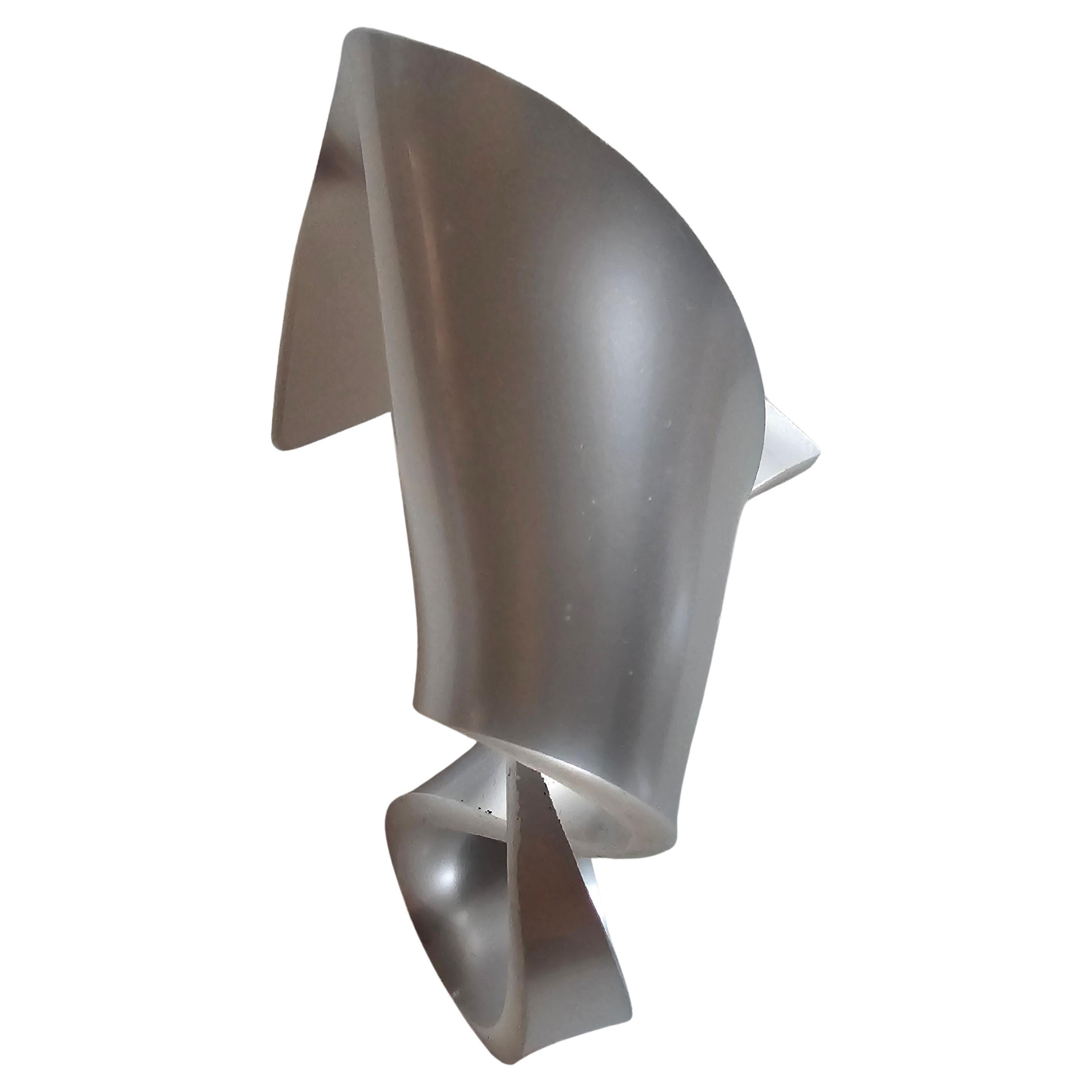 Alina Alamorean Arum Blanco Anillo Escultural Contemporáneo Altuglass