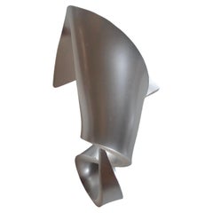 Anello scultoreo contemporaneo Alina Alamorean White Arum Altuglass