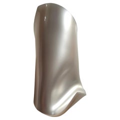 Alina Alamorean White Square Sculptural Contemporary Statement Cuff Altuglass