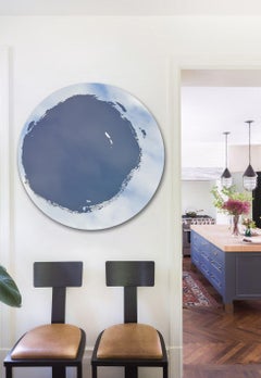 "Heart Like the Moon, " Circular Fine Art Mirror