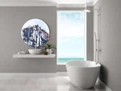 "I'm Jealous of the Rain, " Contemporary Fine Art Mirror