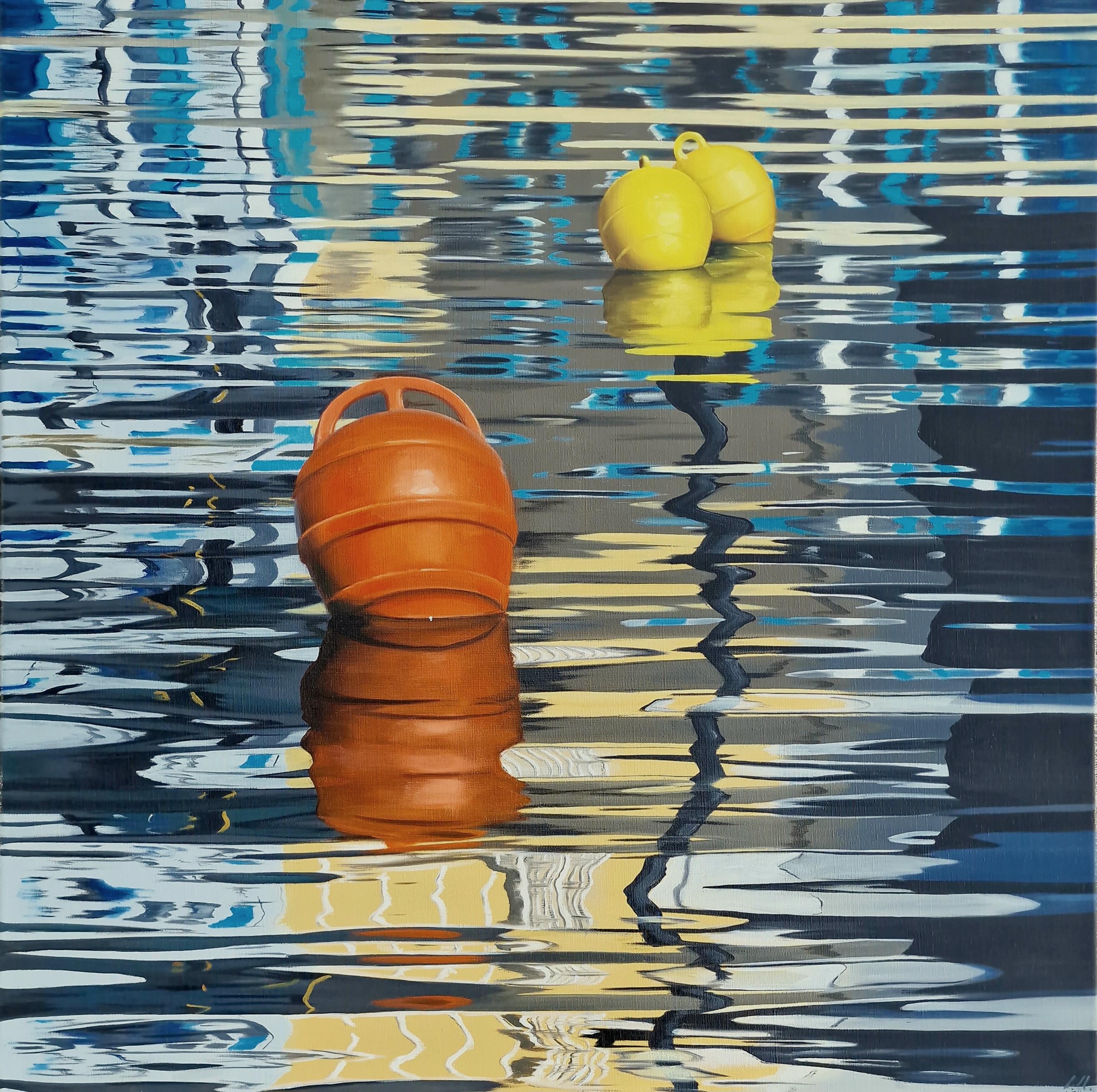 At the Edge of Reality V-original realism seascape oil painting-contemporary art