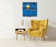 Complemento II -pittura originale di paesaggio acquatico in stile moderno e realistico -arte contemporanea