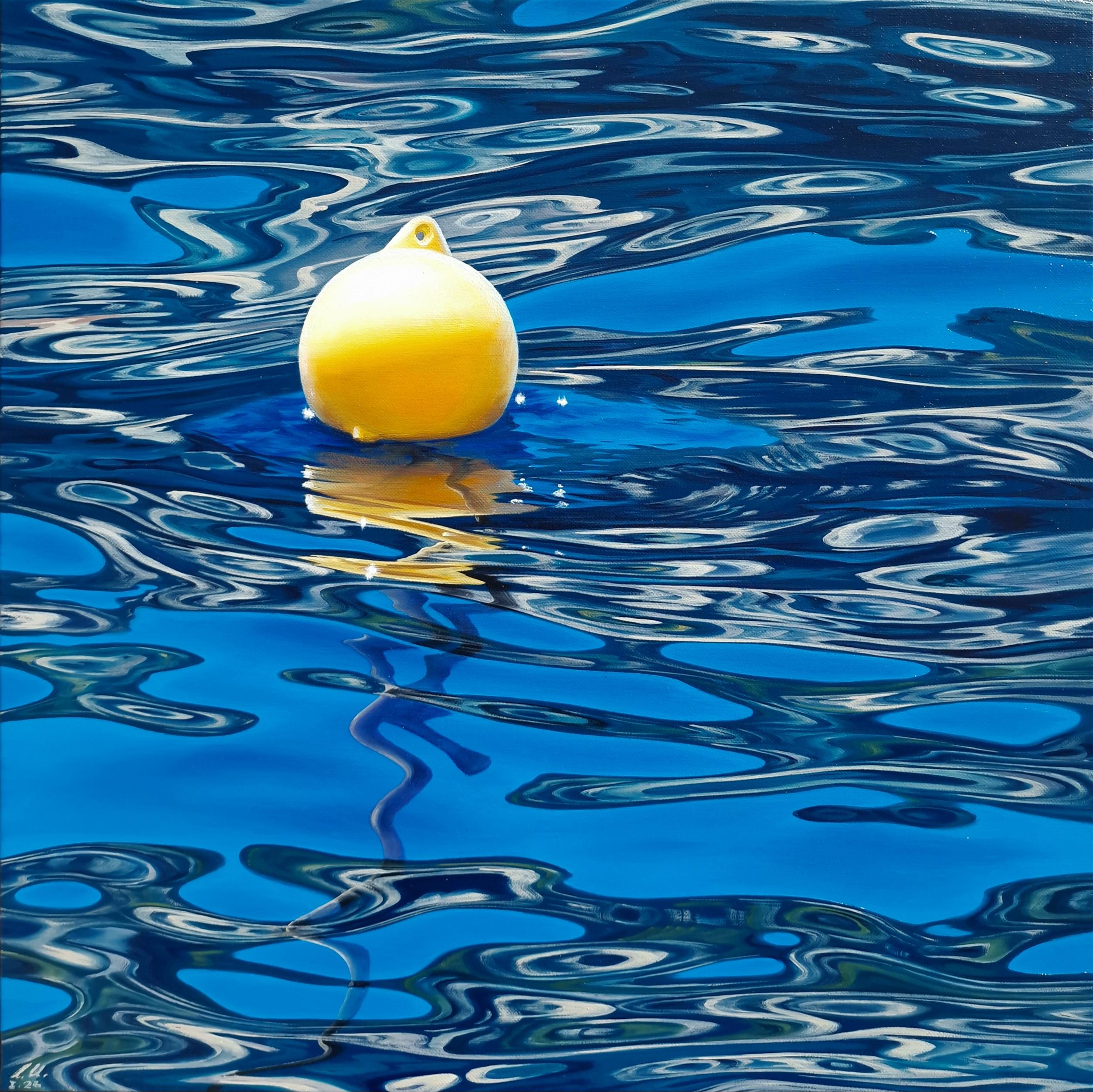 Complementary II -original modern realism waterscape painting -contemporary art