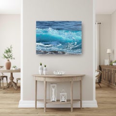 Seanergy II -original modern realism waterscape painting -contemporary art