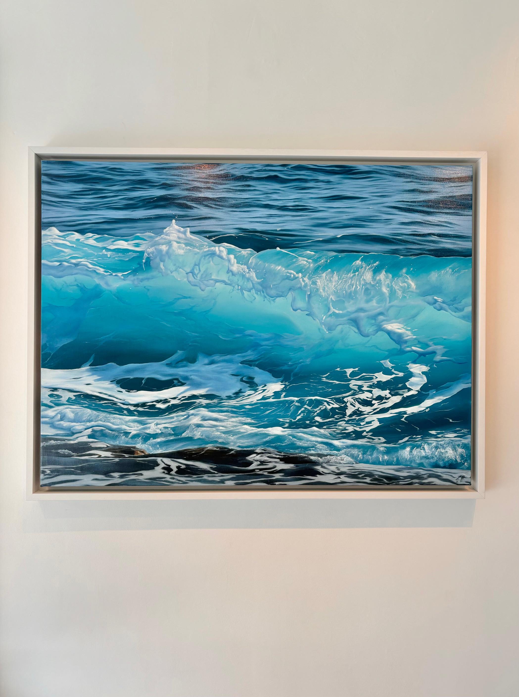 Seanergy II -Originale moderne Realismus Wasserlandschaft Malerei -Zeitgenössische Kunst im Angebot 2