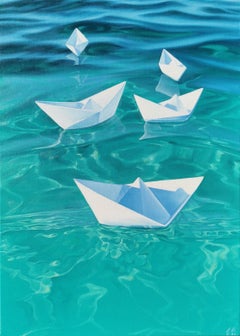 La flotta - foto originale - paesaggio marino - natura morta - arte contemporanea