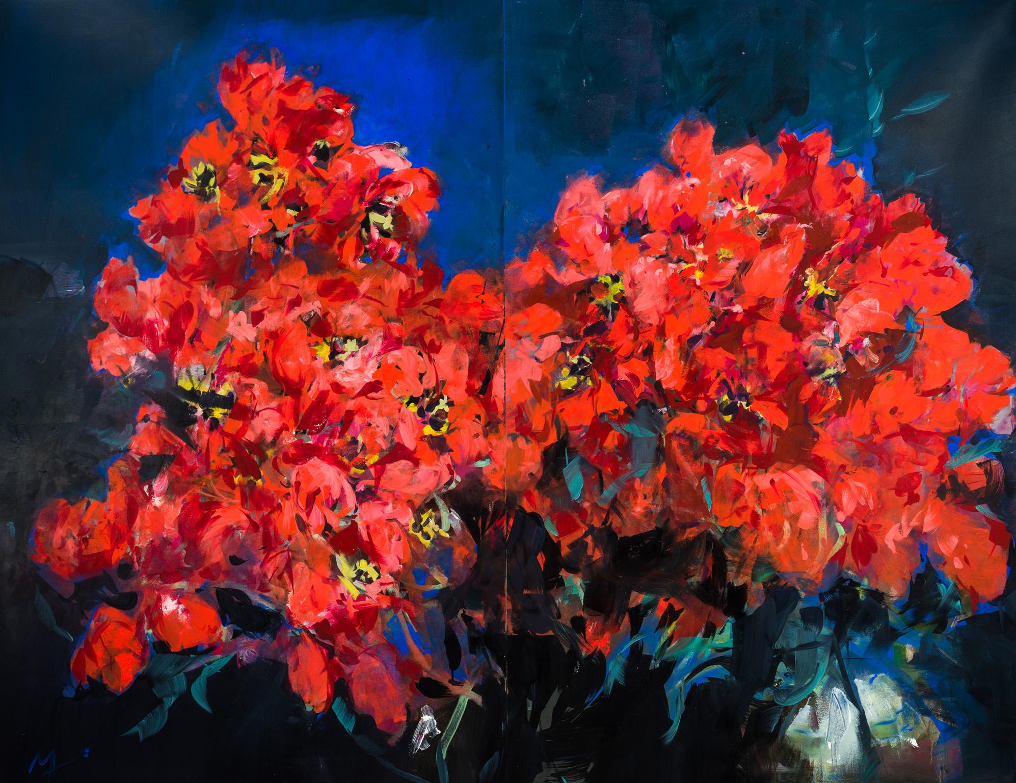 Les tulipes - Painting de Alina Maksimenko