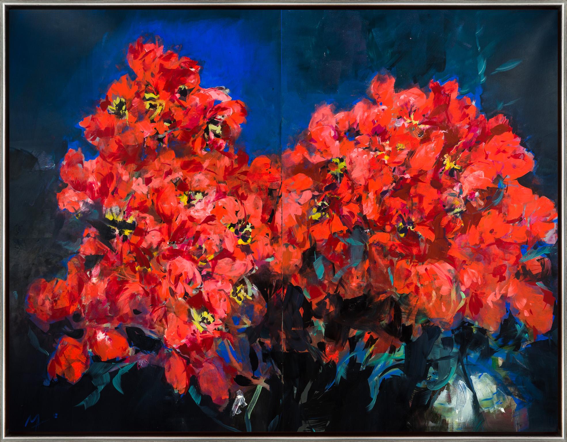 Abstract Painting Alina Maksimenko - Les tulipes