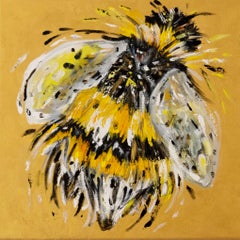 Bee . peinture originale