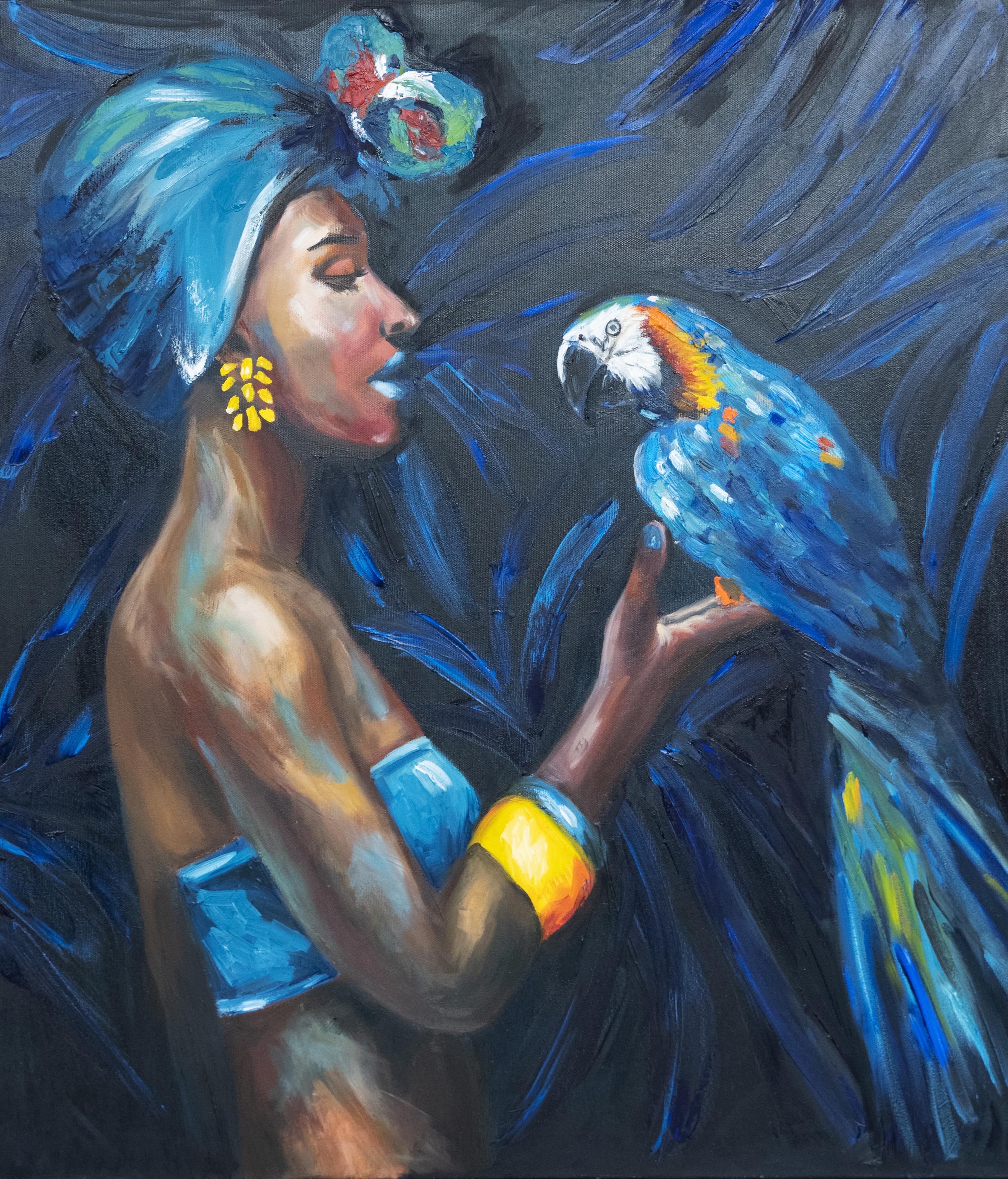 Blue Jazz. original painting